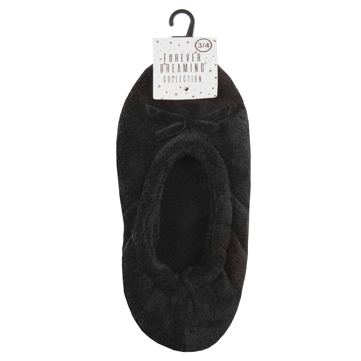 Ladies Bow Front Ballet Slippers