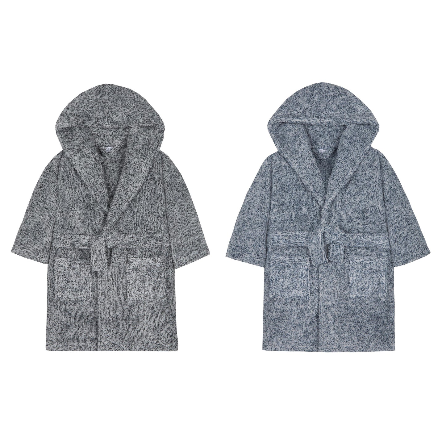 Childrens 2 Tone Snuggle Dressing Gown ~ 2-13 years