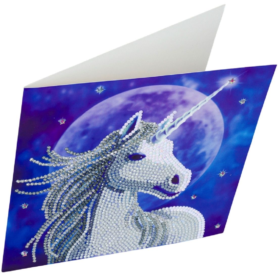 Craft Buddy 18x18cm DIY Crystal Card Kit - Starlight - Unicorn