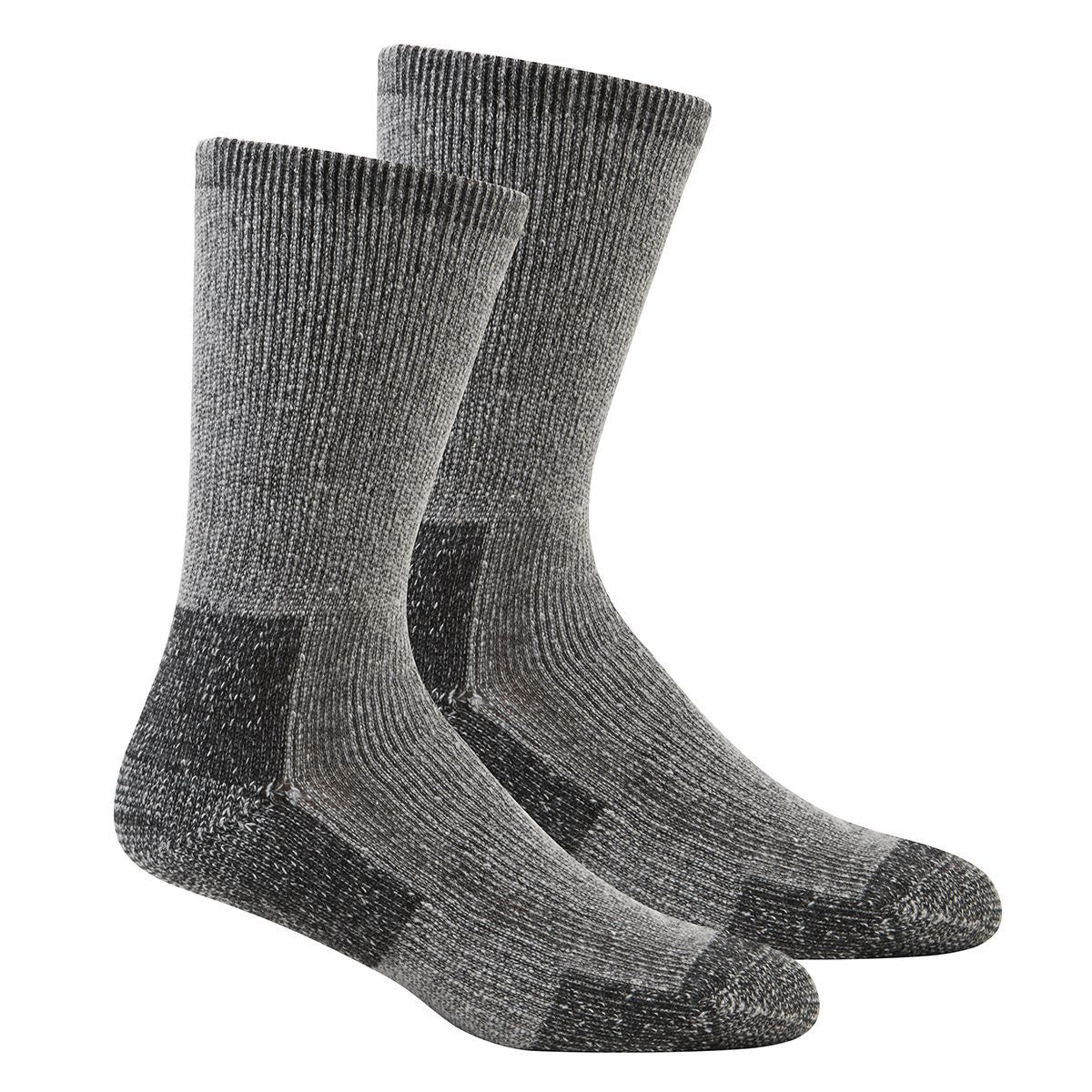 Mens 2 Pack Cushioned Walking Socks