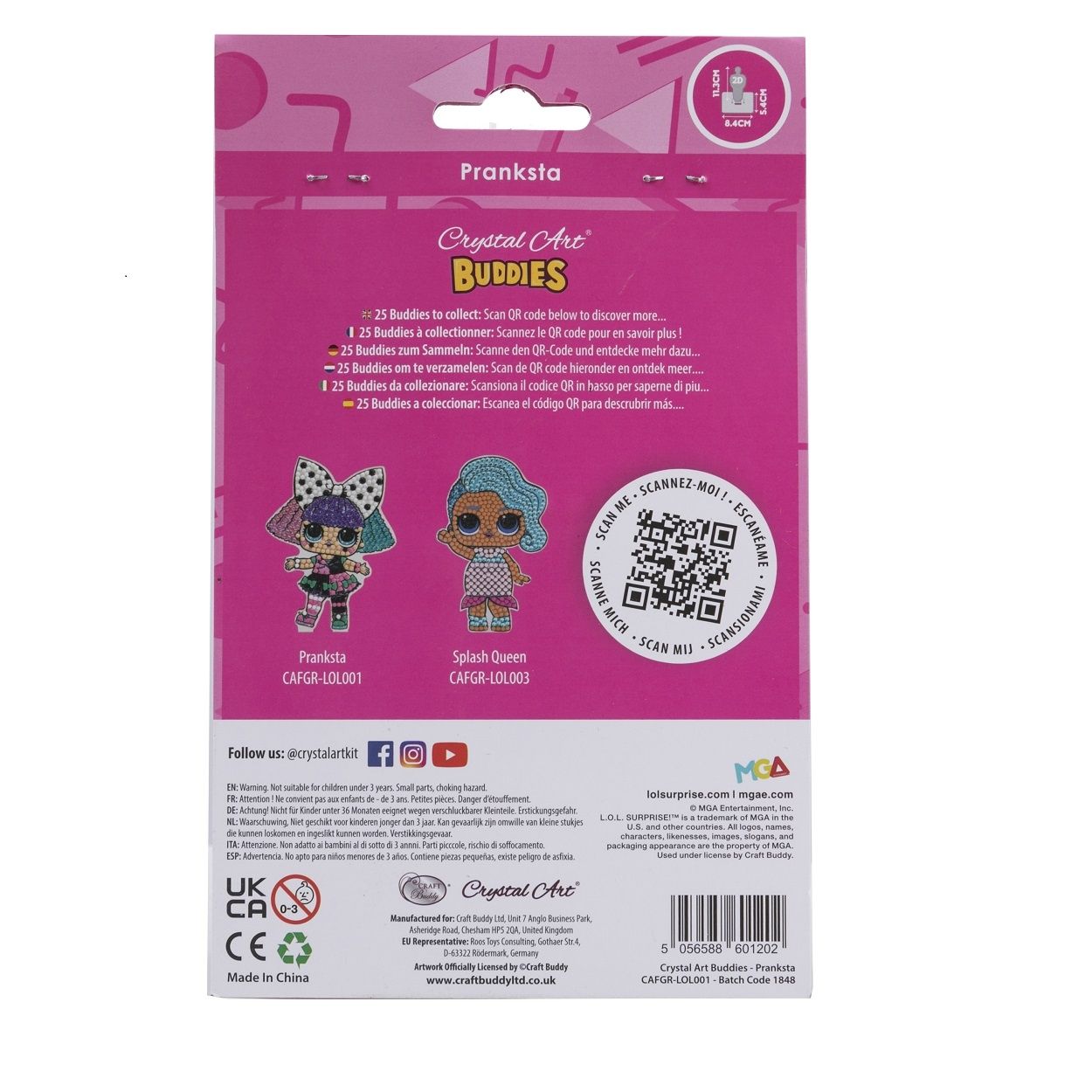 Craft Buddy Crystal Art Buddies Series 1 - Collectable Diamond Painting Figures
