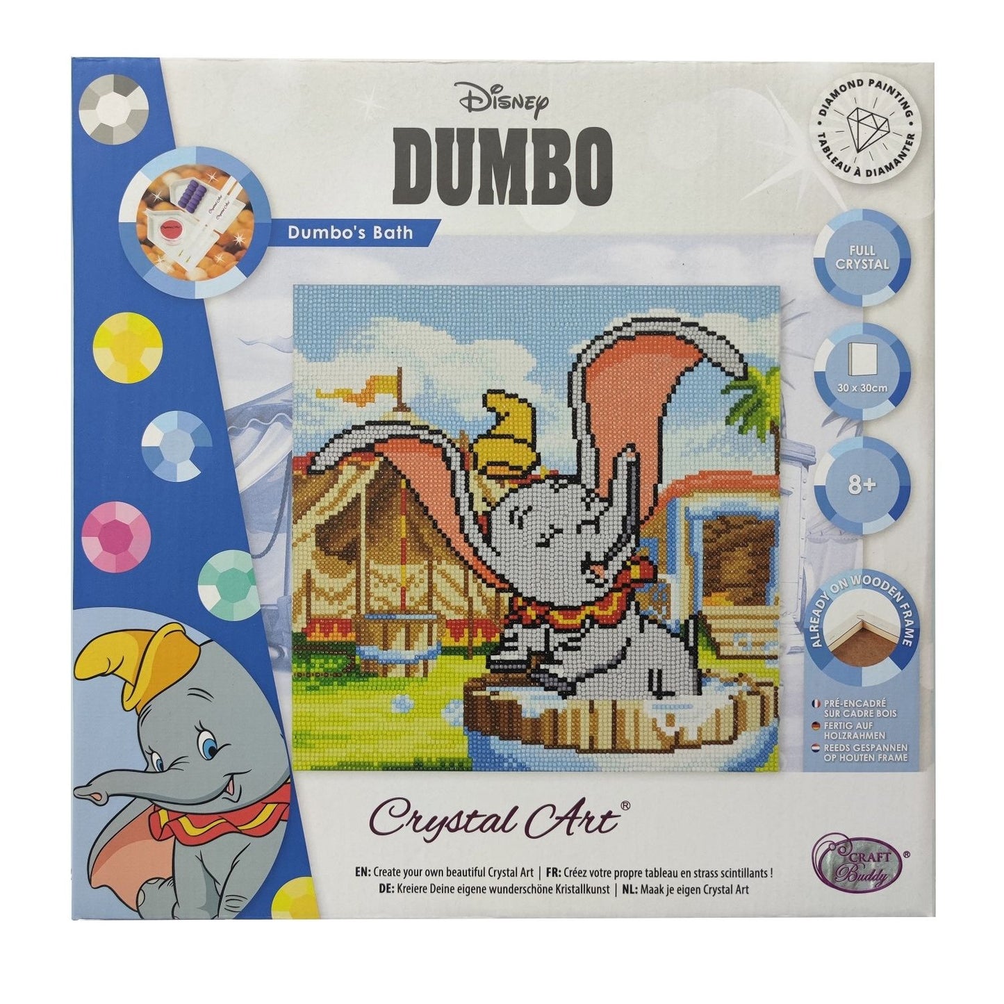 Craft Buddy Mounted Crystal Art Kit ~ Disney Range