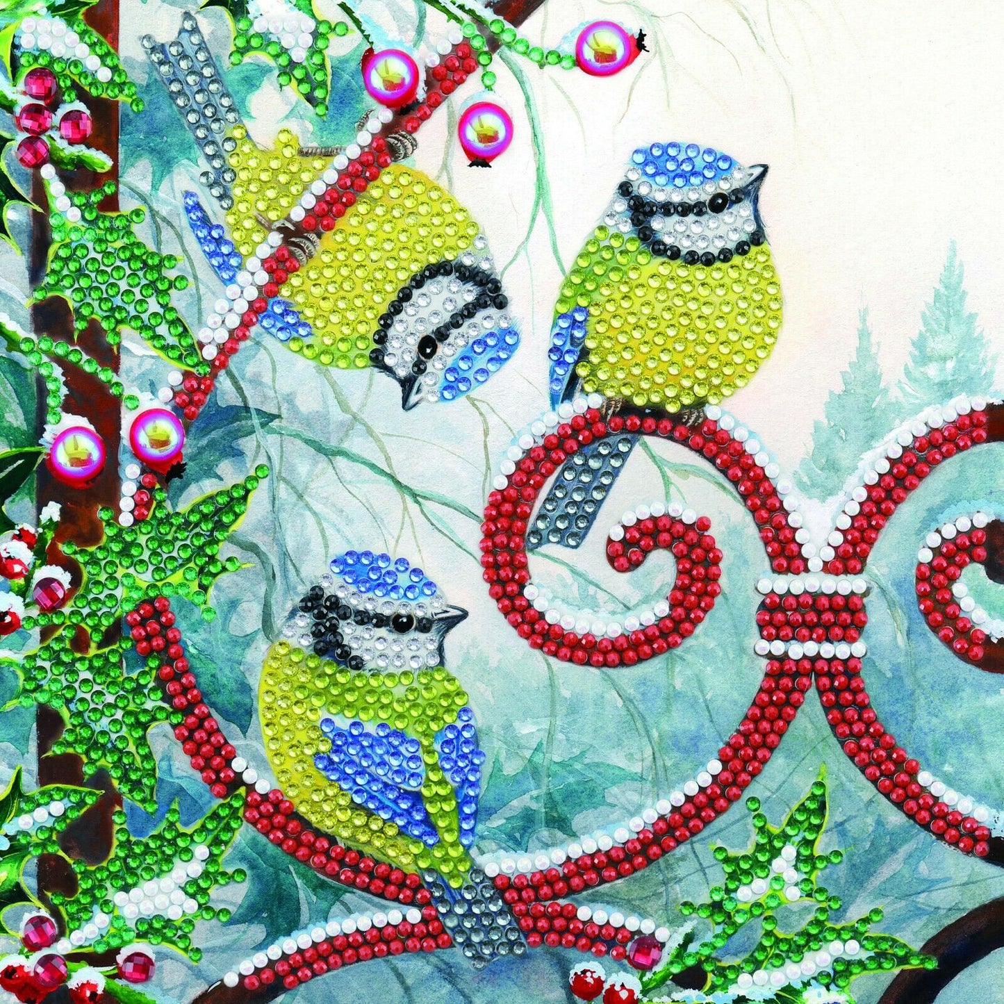 Craft Buddy 18x18cm DIY Crystal Christmas Card Kit ~ 2021 Designs