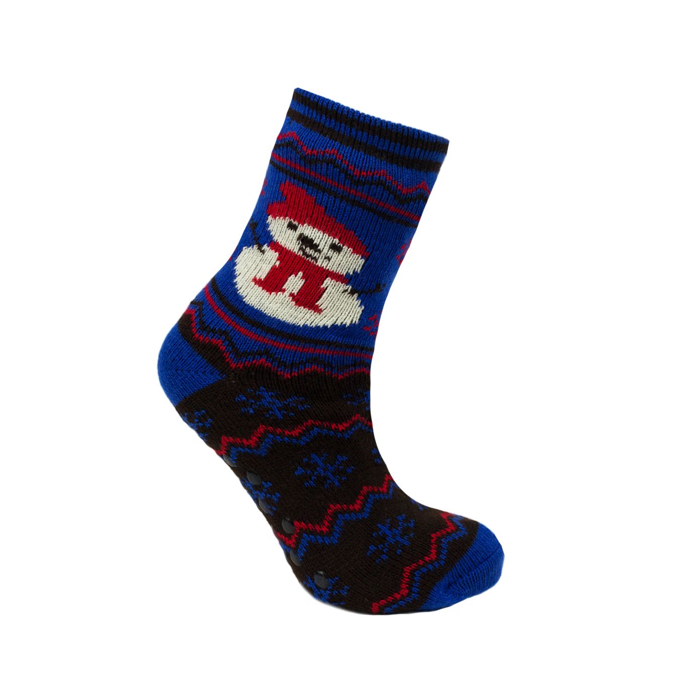 Kids Novelty Christmas Fleece Lined Slipper Socks