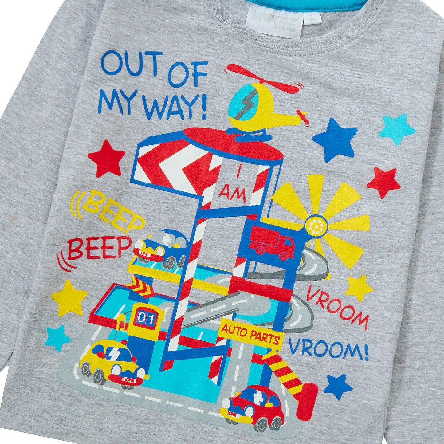 Childrens Birthday Age Design Long Sleeve Top