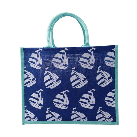 Box Shaped Jute Shopping Bag
