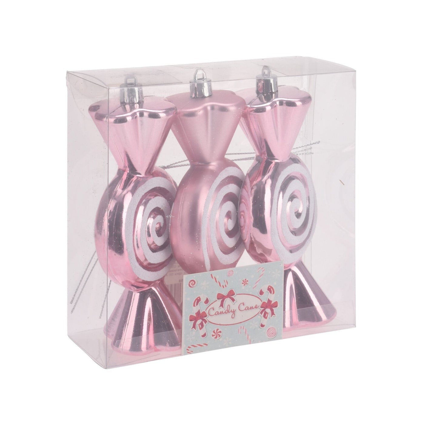 Set of 3 Candy Christmas Tree Decorations