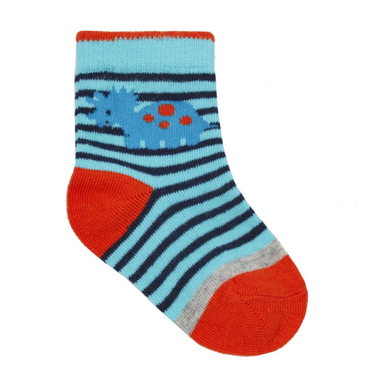 Babies 3 Pack of Dinosaur Design Socks