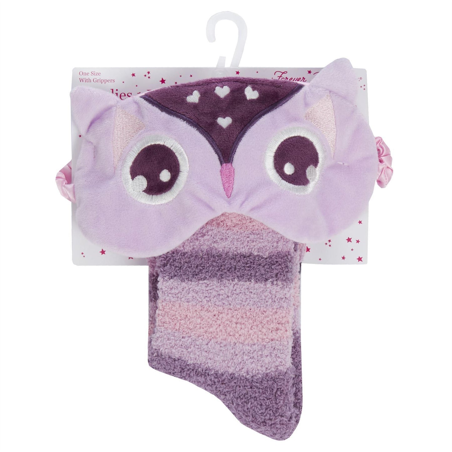 Ladies Eyemask and Cosy Slipper Sock Set