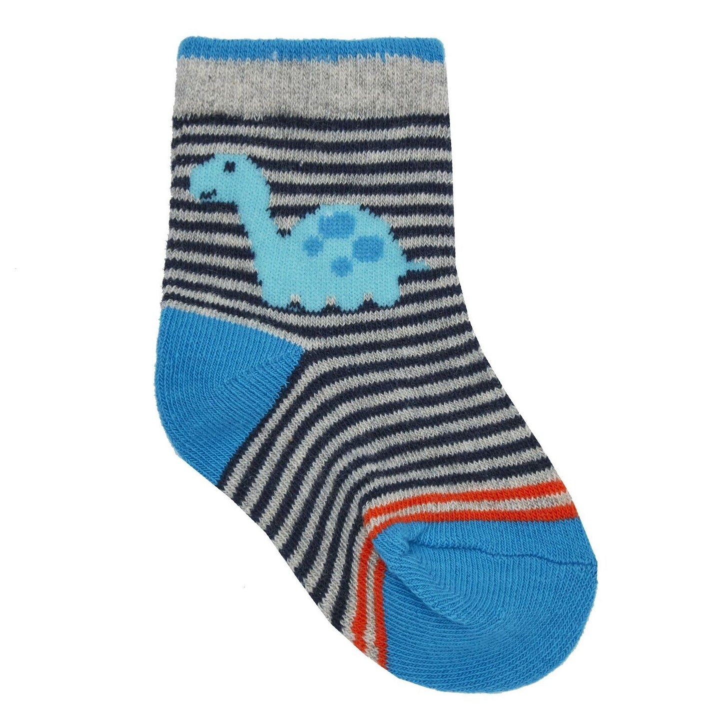 Babies 3 Pack of Dinosaur Design Socks