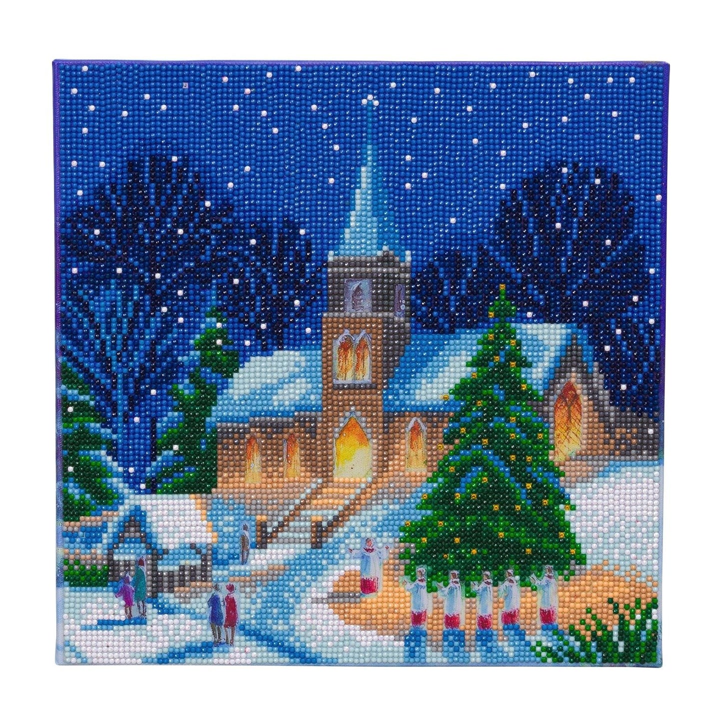 Craft Buddy Partial Crystal Mounted Crystal Art Kit 30cm x 30cm ~ Christmas Carols