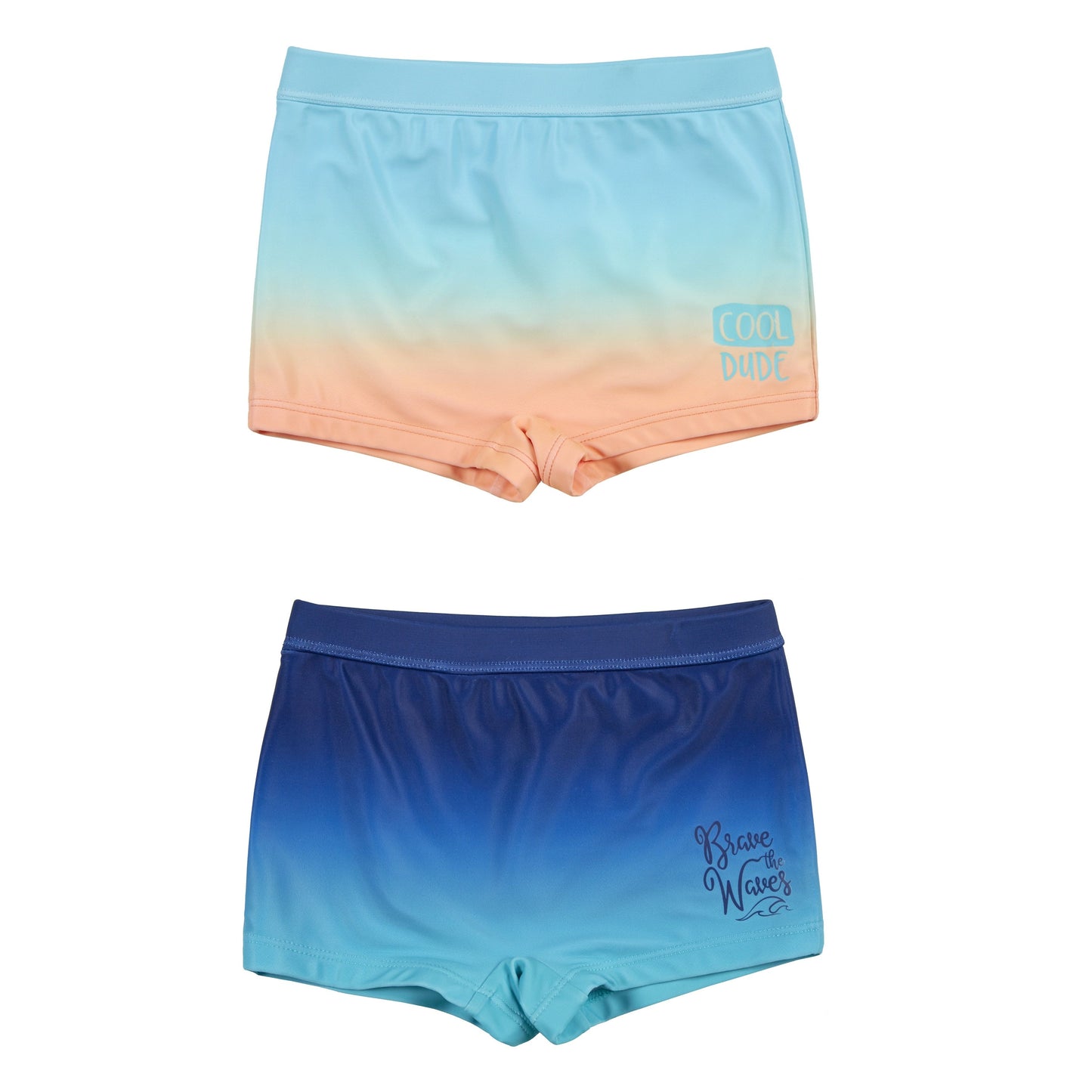 Boys Dip Dyed Swimming Trunk Shorts