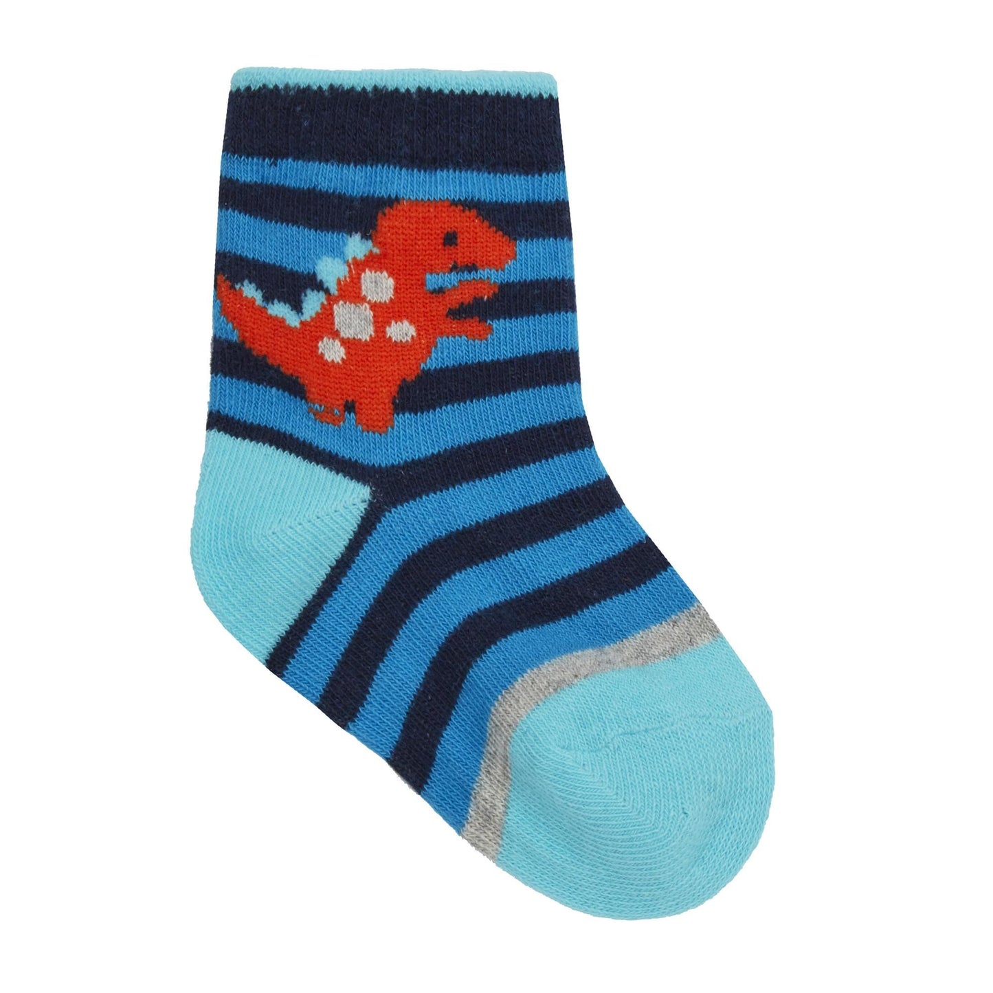Babies 3 Pack of Dinosaur Design Socks
