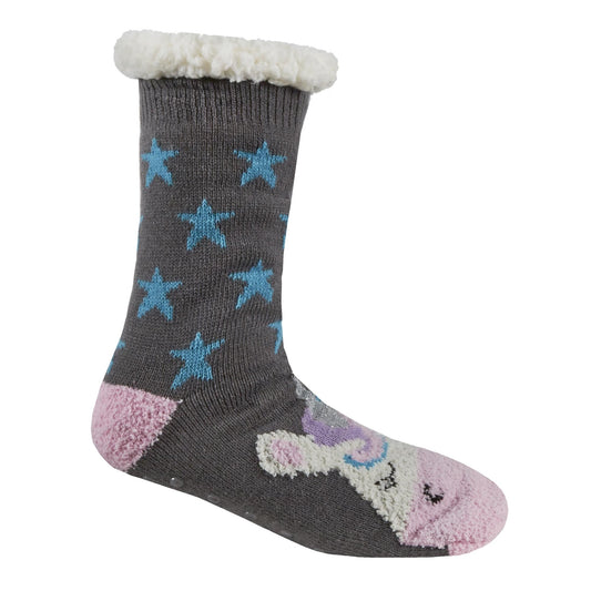 Ladies Thick Fleece Lined Slipper Socks