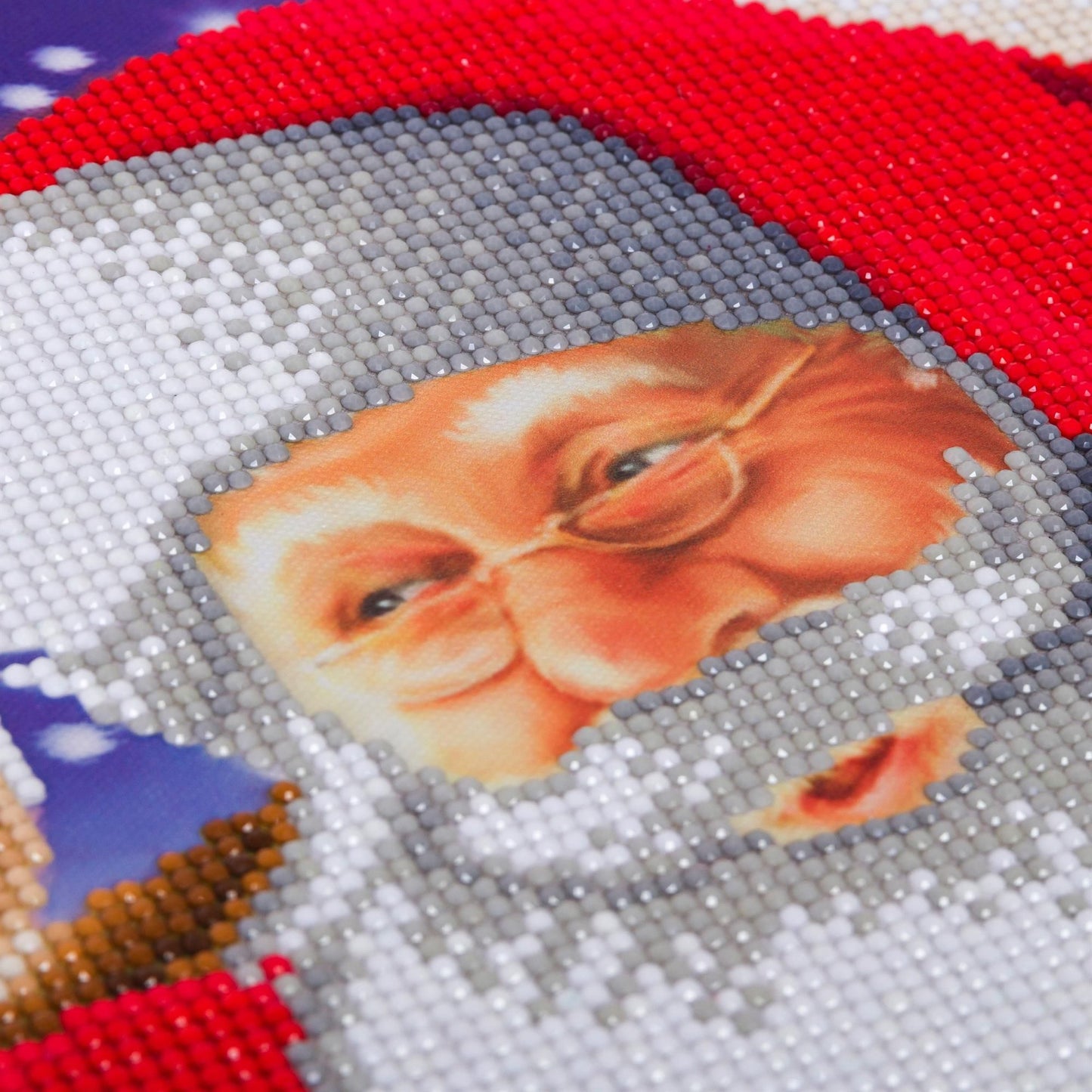 Craft Buddy Mounted Crystal Art Kit 40cm x 50cm - Santa's Best Friend