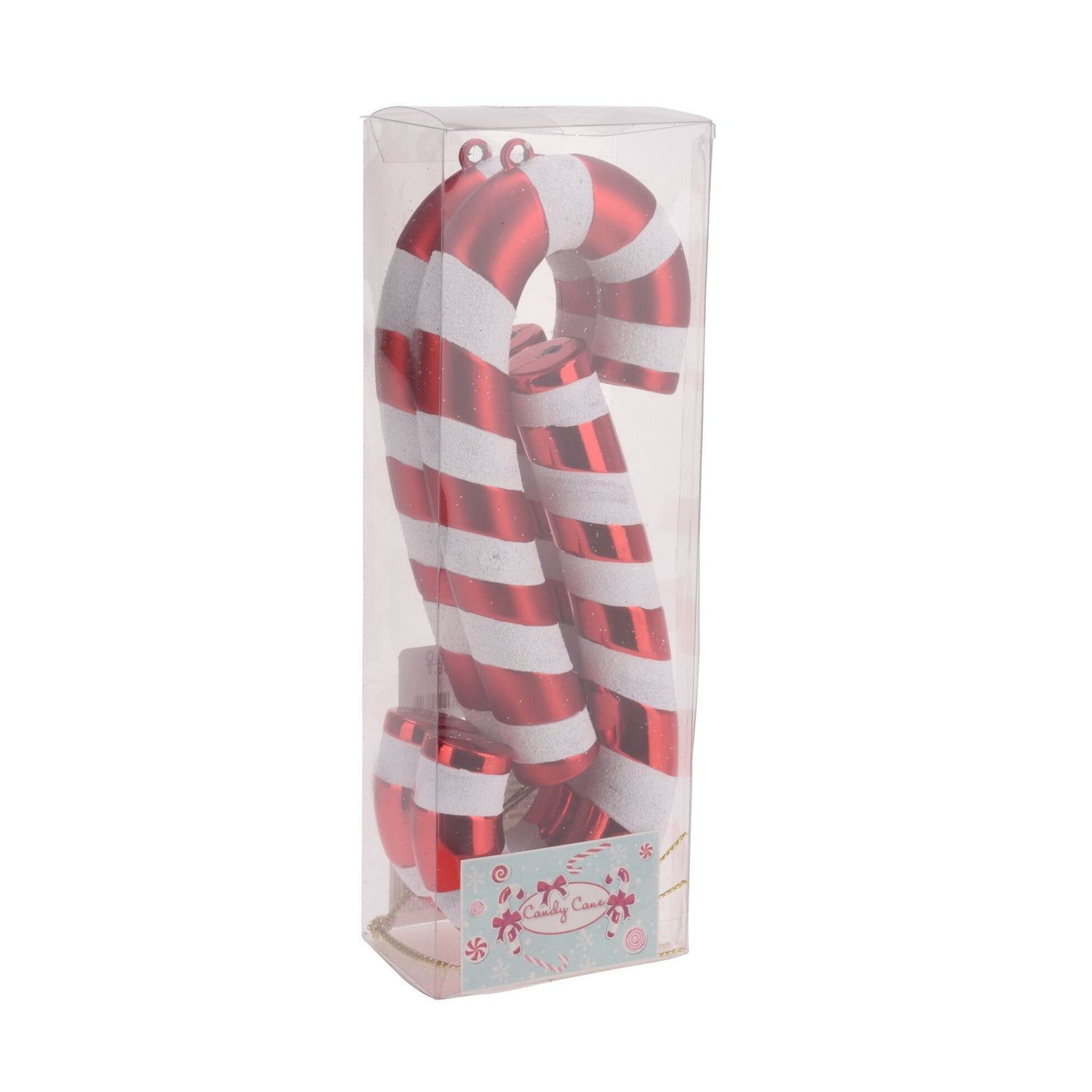 Set of 4 Candy Cane Christmas Tree Decorations