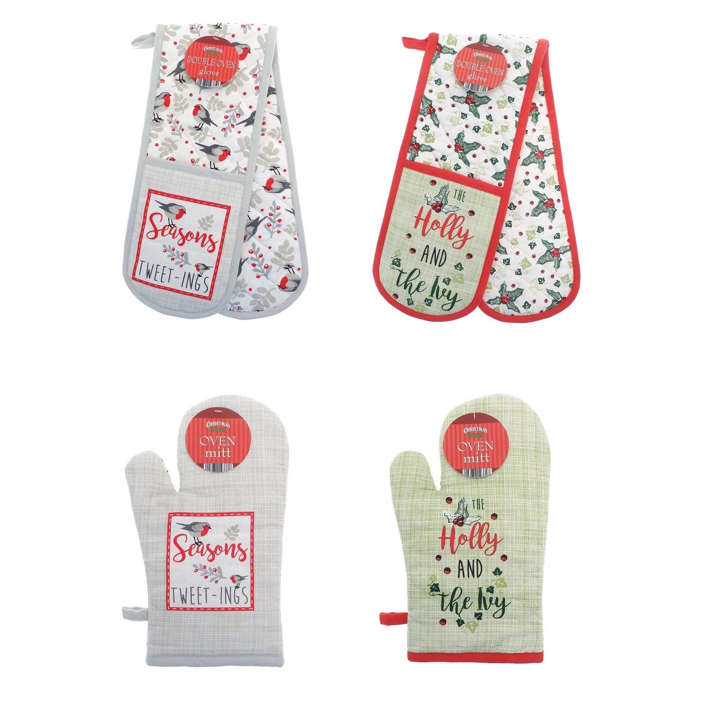 Christmas Design Oven Glove or Mitt