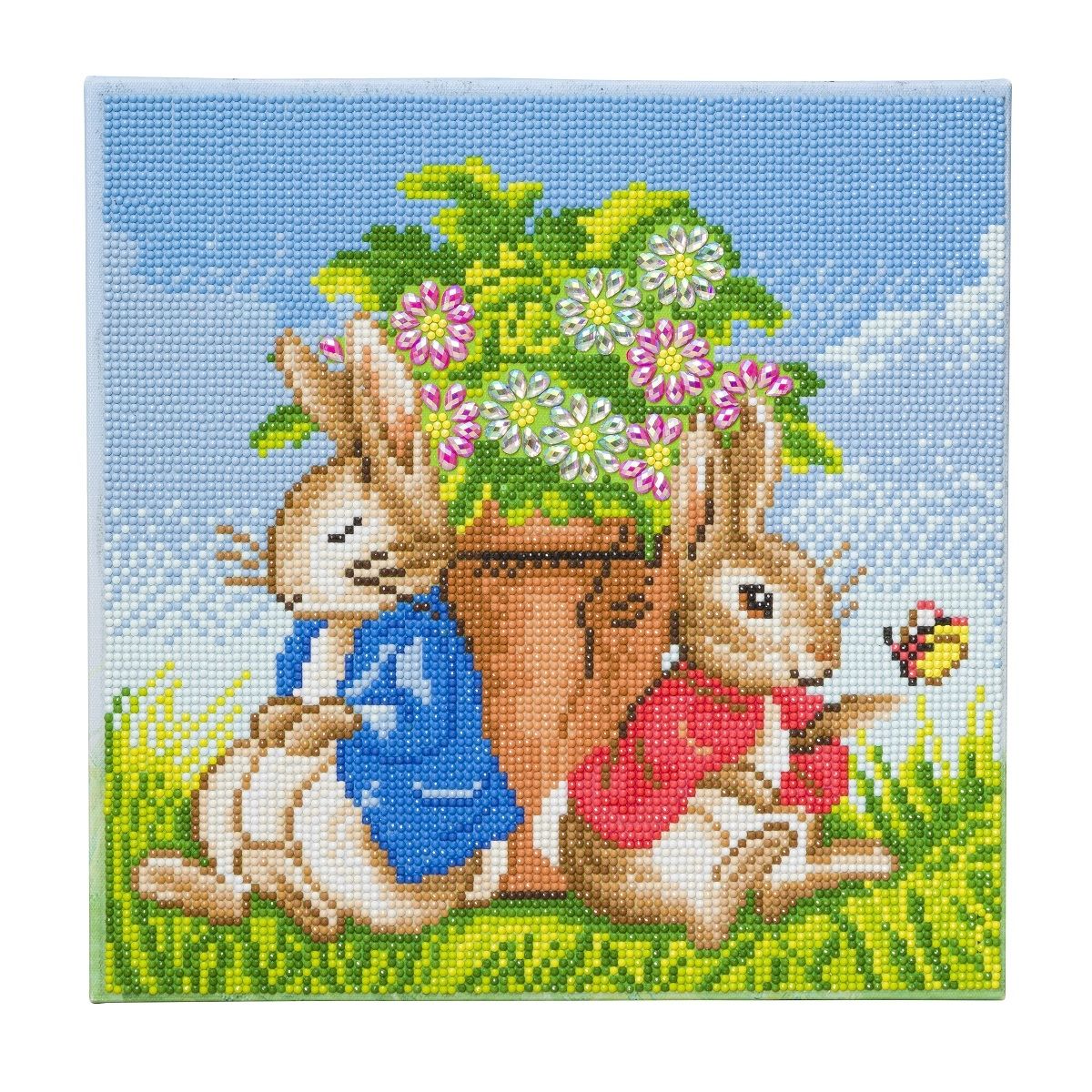 Craft Buddy Mounted Crystal Art Kits ~ Beatrix Potter Peter Rabbit Range