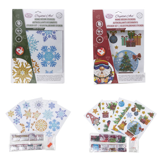Craft Buddy Crystal Art Christmas Sticker Sets