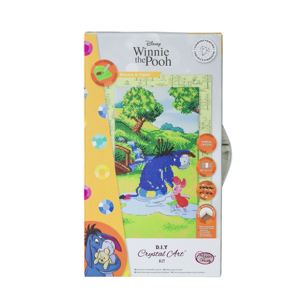 Craft Buddy Mounted Crystal Art Kit ~ Disney Range