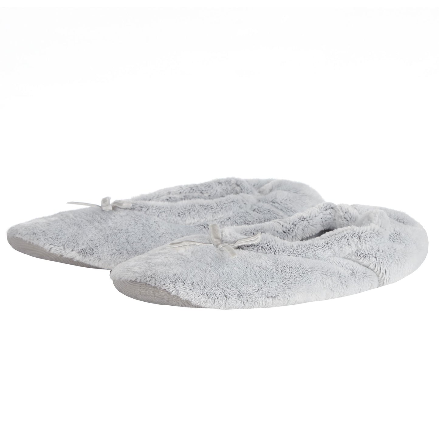 Ladies Bow Front Ballet Slippers
