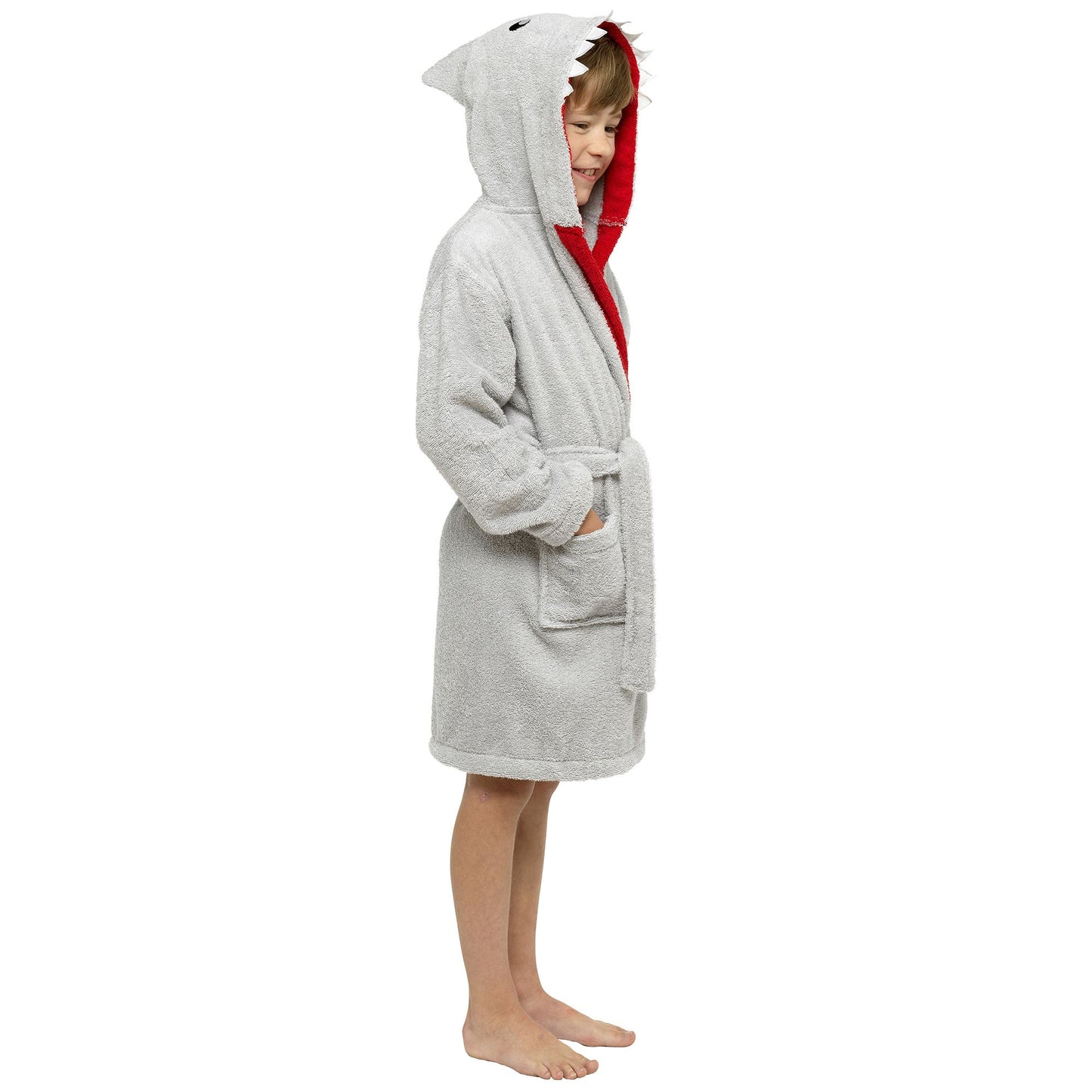 Childrens Novelty Animal Design Cotton Towelling Robe ~ 3-10 years