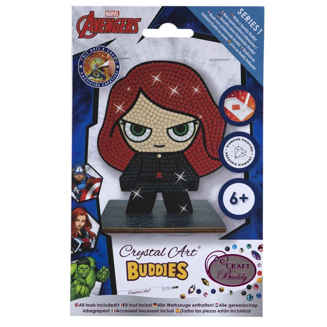 Craft Buddy Crystal Art Buddies Series 1 - Collectable Diamond Painting Figures