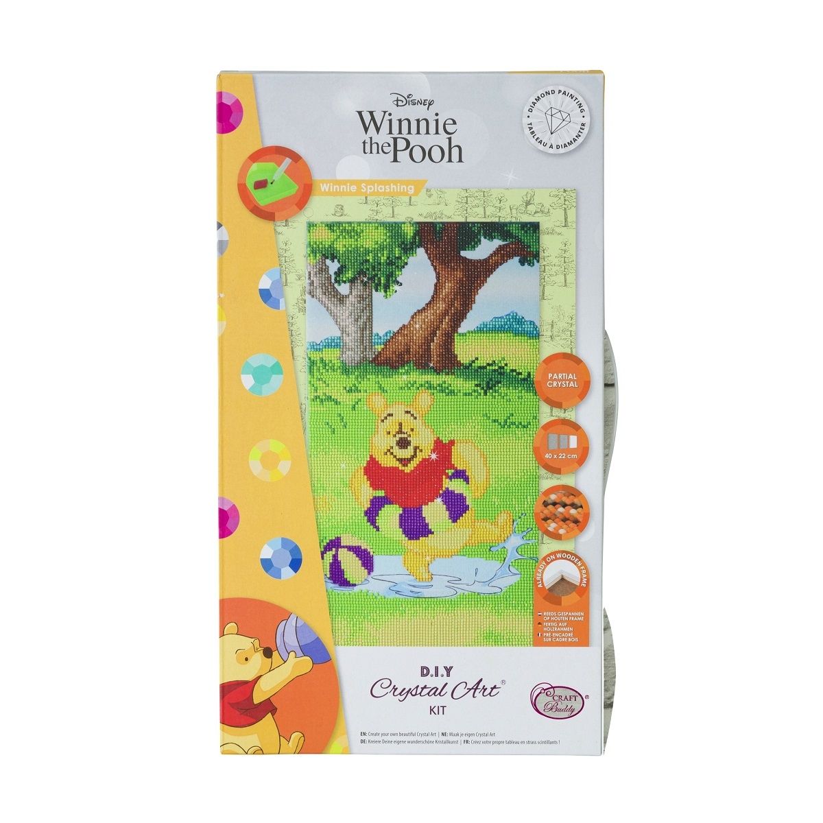 Craft Buddy Mounted Crystal Art Kit ~ Disney Range