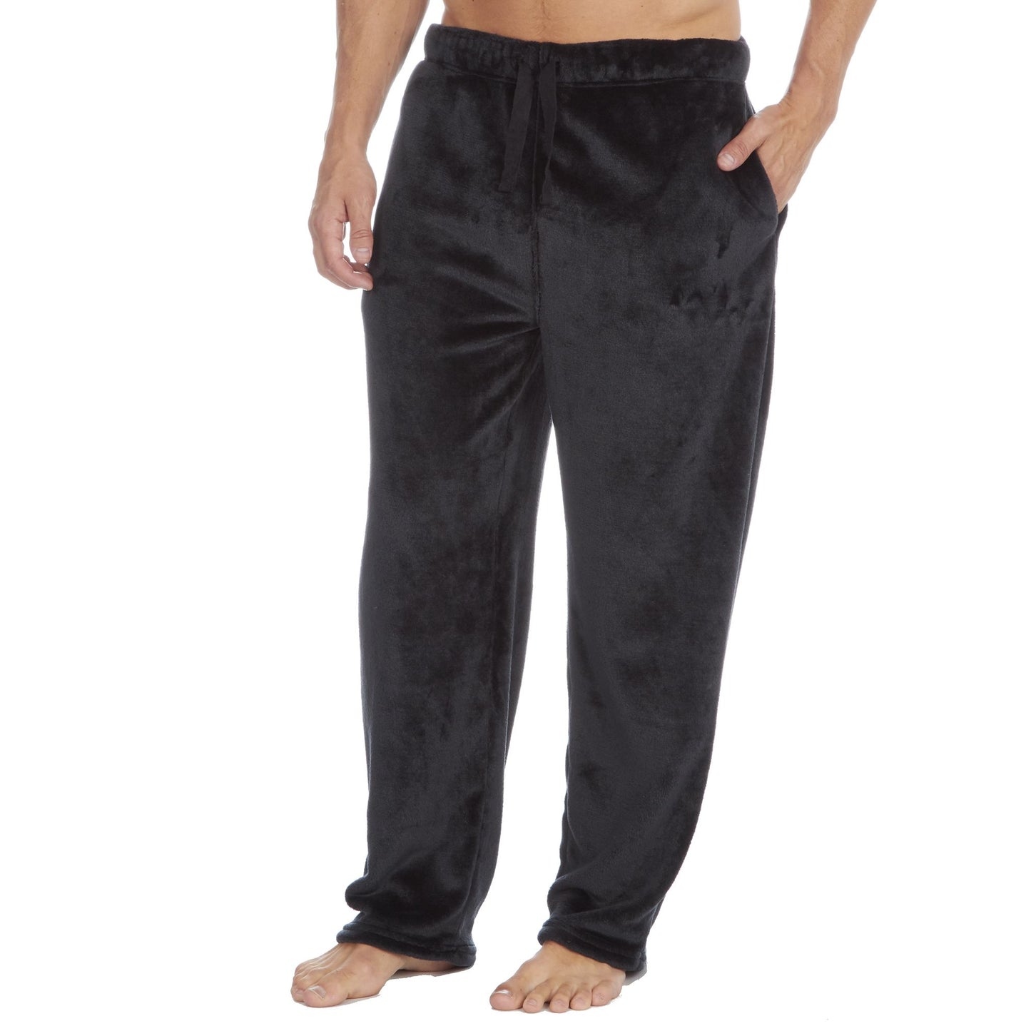 Mens Soft Shimmer Fleece Lounge Pyjama Set