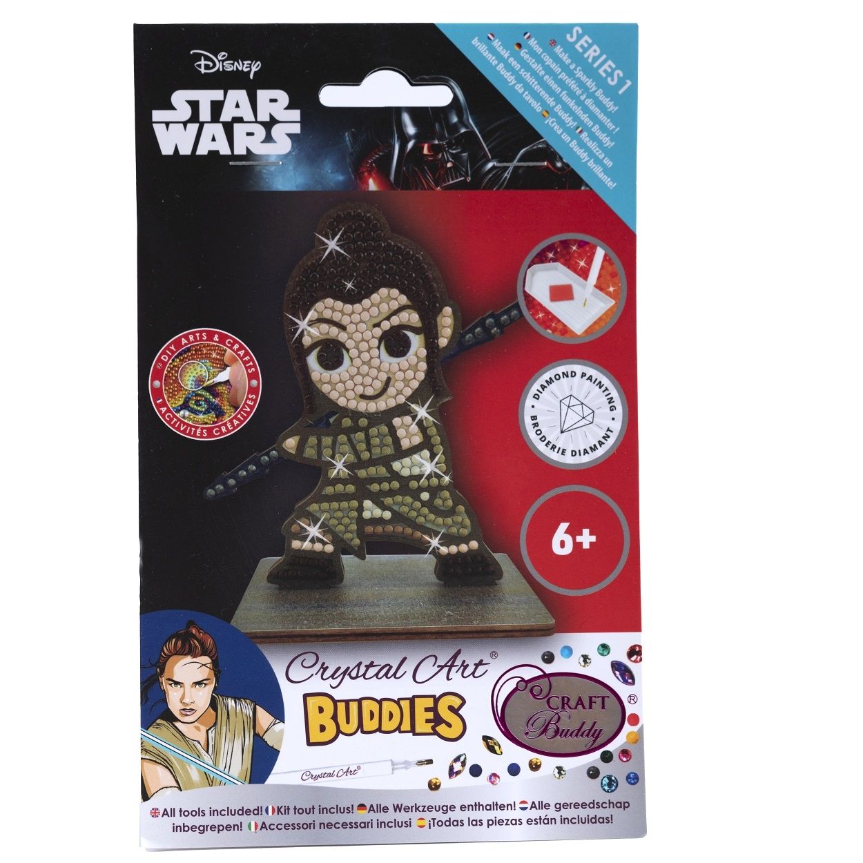 Craft Buddy Crystal Art Buddies Series 1 - Collectable Diamond Painting Figures