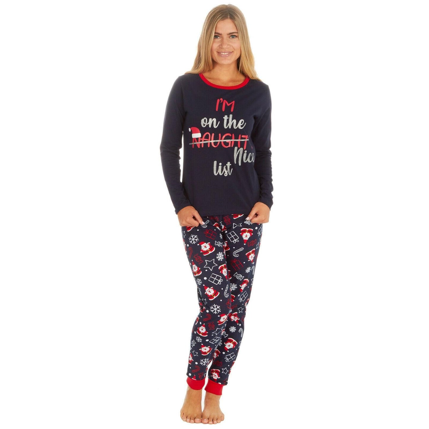 Family Christmas Naughty List Pyjama Set