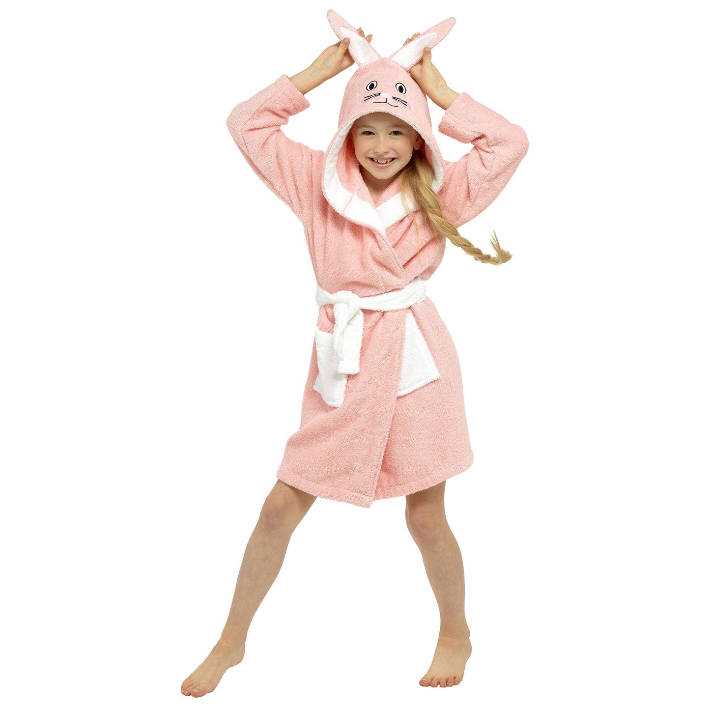 Childrens Novelty Animal Design Cotton Towelling Robe ~ 3-10 years