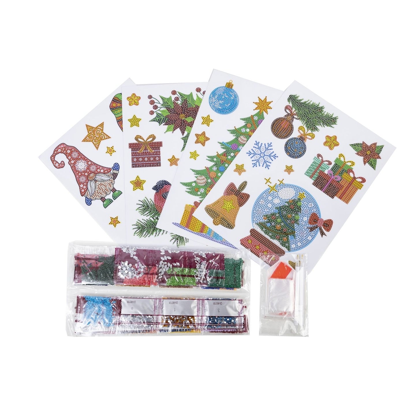 Craft Buddy Crystal Art Christmas Sticker Sets