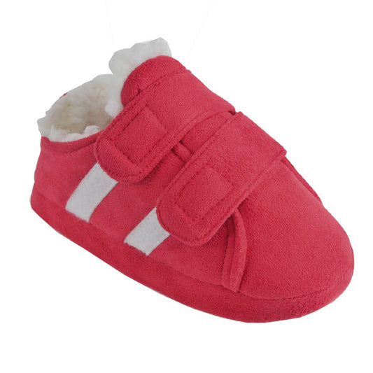 Kids Trainer Style Fleece Lined Slipper
