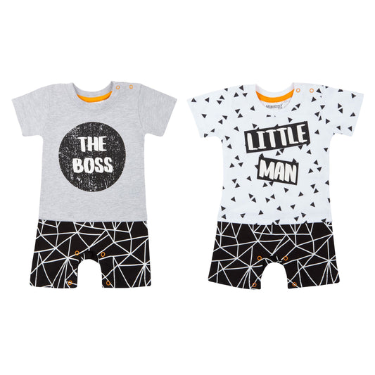 Infant Boys One Piece Romper Set ~ Newborn - 12 months