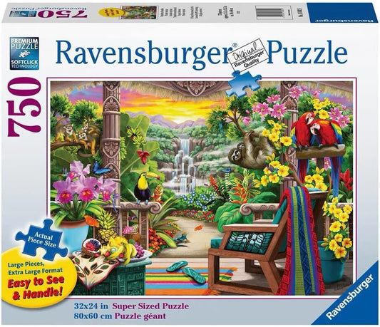 Ravensburger - Jigsaw Puzzle - TROPICAL RETREAT - 750 XL Pieces - 12+