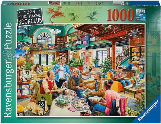 Ravensburger - Jigsaw Puzzle - TURN THE PAGE BOOKCLUB - 1000 Pieces - 12+