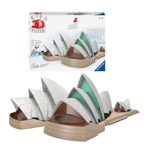 3D Sydney Opera House Jigsaw Puzzle - 216 Pieces