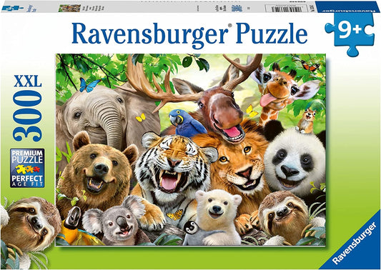 Ravensburger - Jigsaw Puzzle - WILD ANIMAL SELFIE - 300 XXL Pieces - 9+