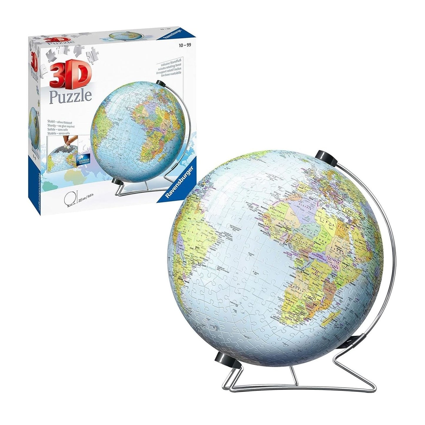 3D Globe Earth Jigsaw Puzzle - 540 pieces