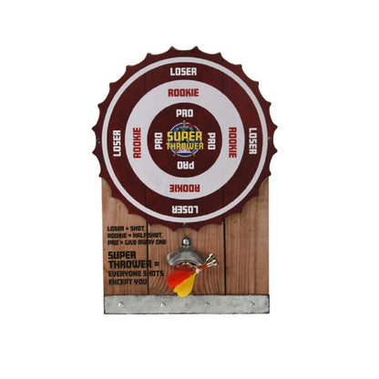 2 in 1 Magnetic Darts Board Drinking Game and Bottle Opener