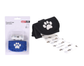 Dog Waste Bag Holder Pouch with Paw Print Design and 15 Bags