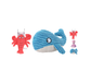 Large Fabric Sea Animal Squeaky Dog Toy