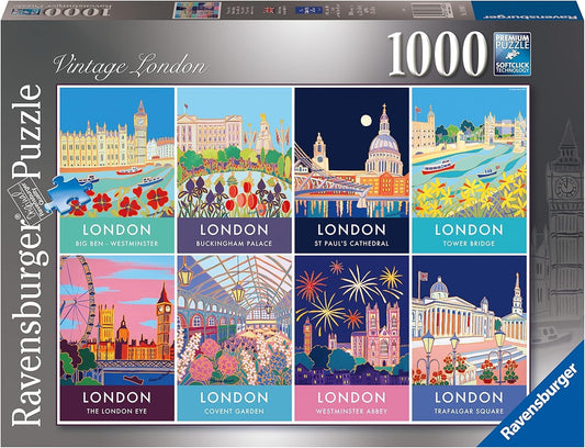 Ravensburger - Jigsaw Puzzle - VINTAGE LONDON - 1000 Pieces - 12+