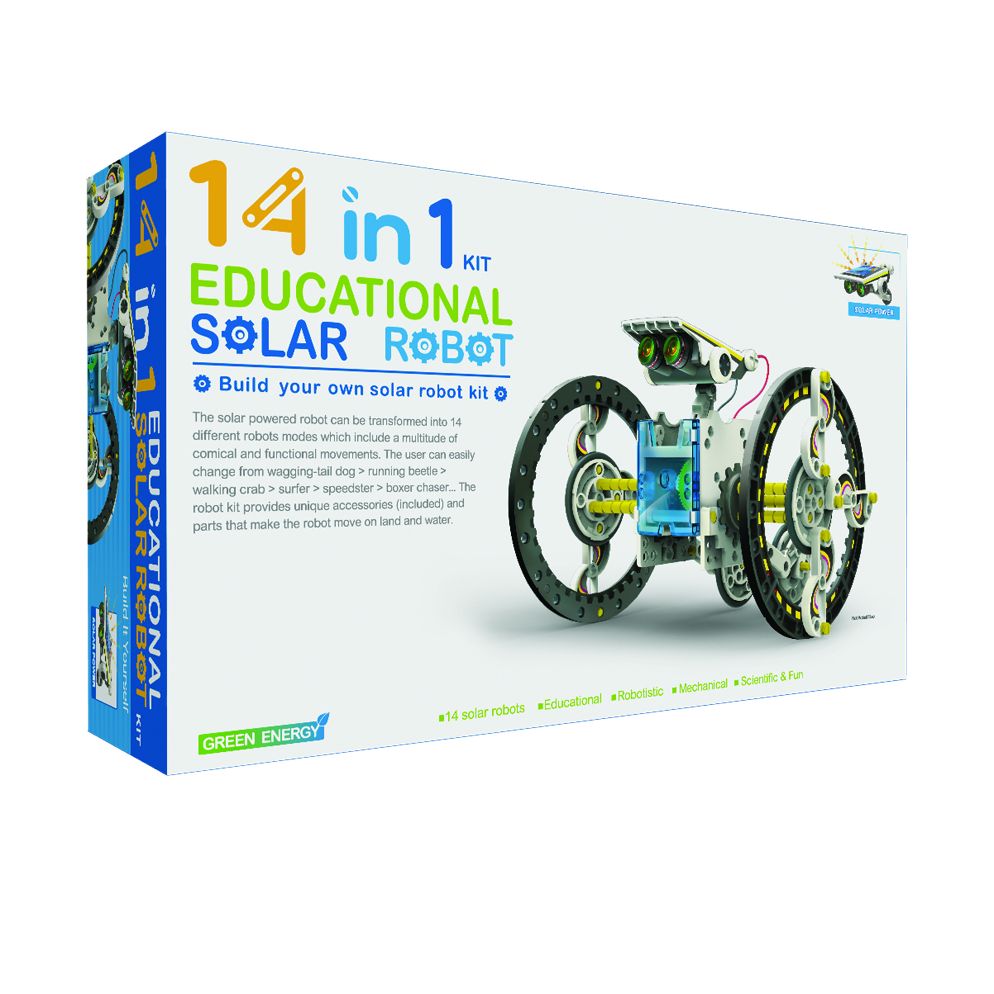 14 In 1 Educational Solar Robot Kit