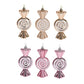 Set of 3 Candy Christmas Tree Decorations