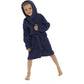 Childrens Plain Hooded Towelling Robe ~ 7-13 years