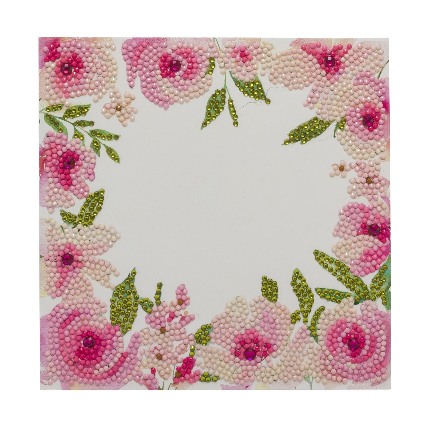 Craft Buddy 18x18cm DIY Crystal Card Kit ~ Floral Border