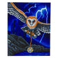 Craft Buddy Mounted Crystal Art Kit with LED Lights - Heart Of The Storm Owl