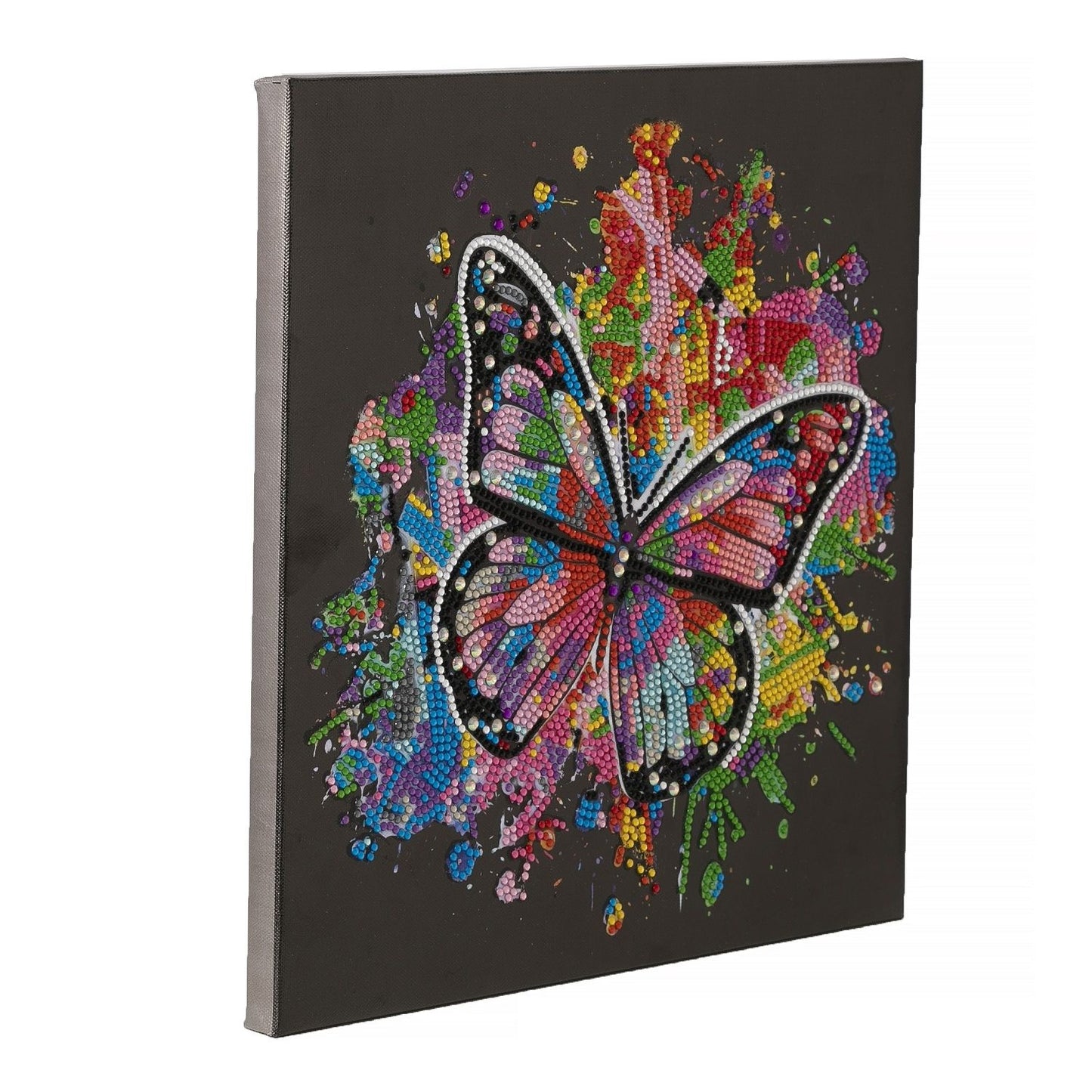 Colour In Flight - Craft Buddy 30cm x 30cm Mounted Crystal Art Kit - Partial Crystal Kit